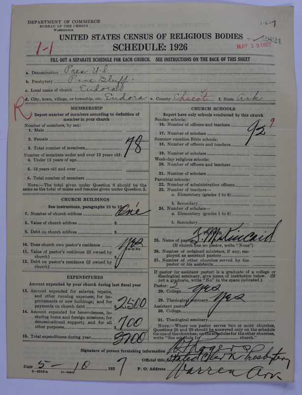 Scan of Presbyterian Church in the United States: 2821