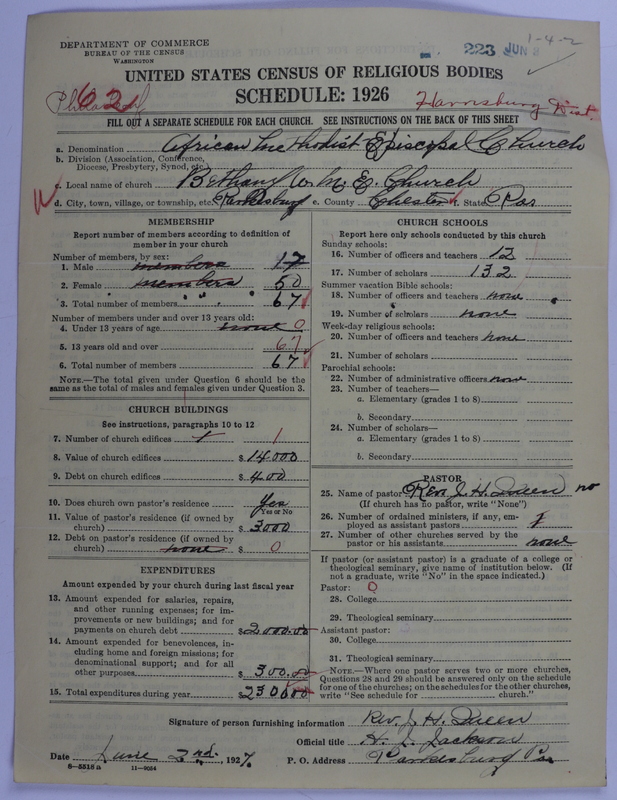 Scan of African Methodist Episcopal Church: 223
