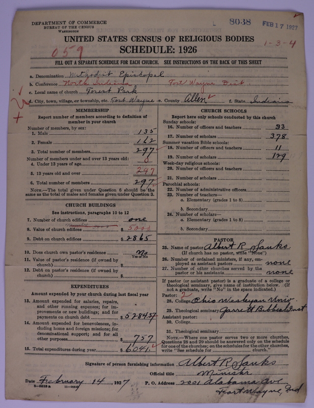 Scan of Methodist Episcopal Church: 8038