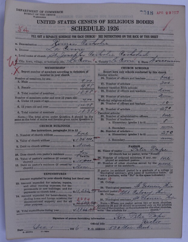 Scan of Roman Catholic Church: 7518