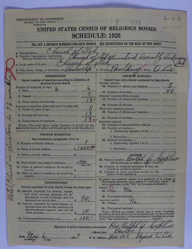 Scan of Church of God (Headquarters, Anderson, Ind.): 123