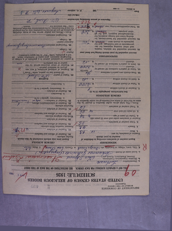 Scan of Synod of the Reformed Presbyterian Church of North America: 427