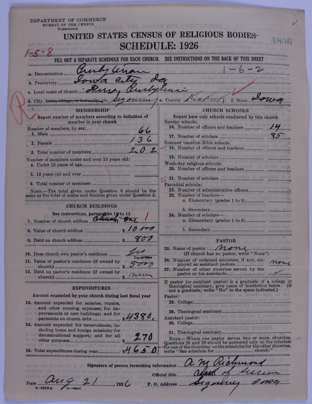 Scan of Presbyterian Church in the United States of America: 4856
