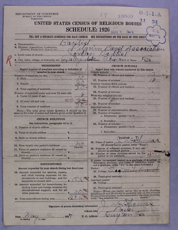 Scan of Negro Baptists: 10069