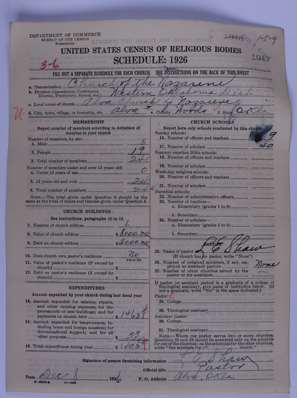 Scan of Church of the Nazarene: 1047