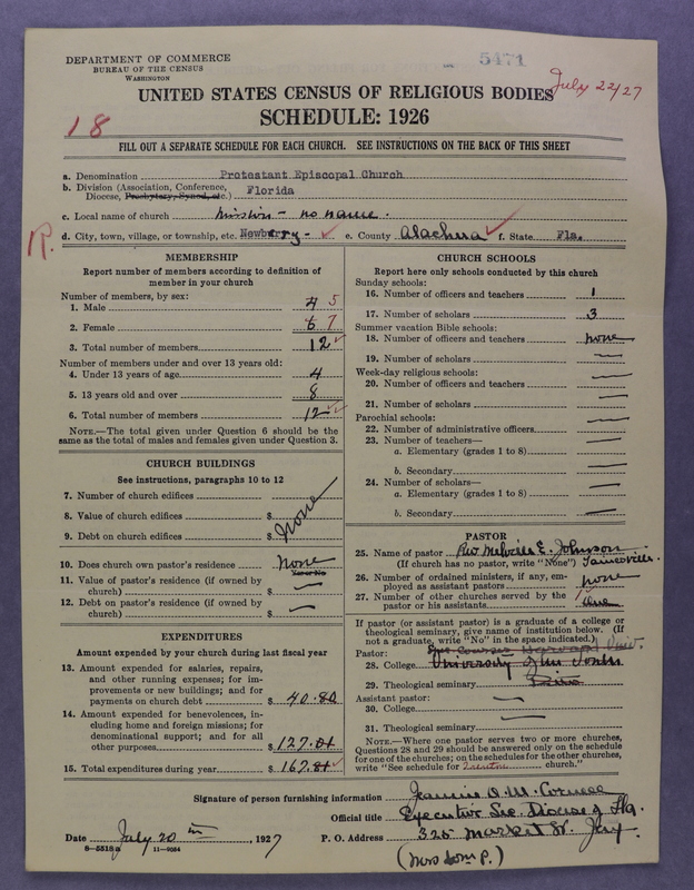 Scan of Protestant Episcopal Church: 5471