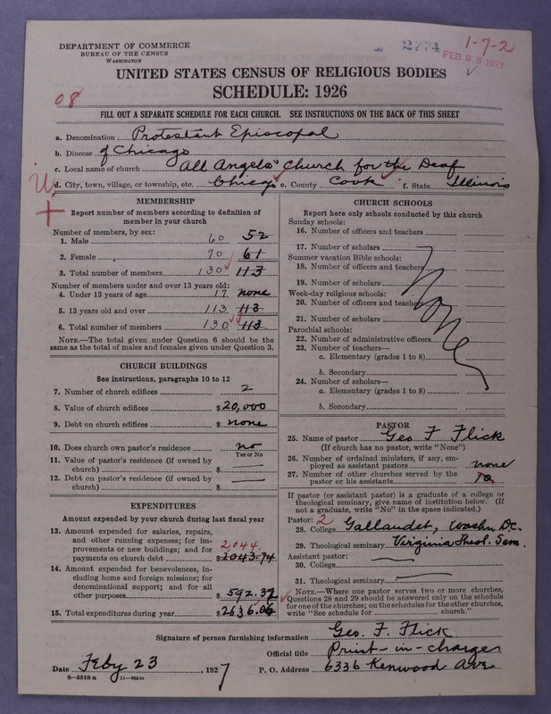 Scan of Protestant Episcopal Church: 2774
