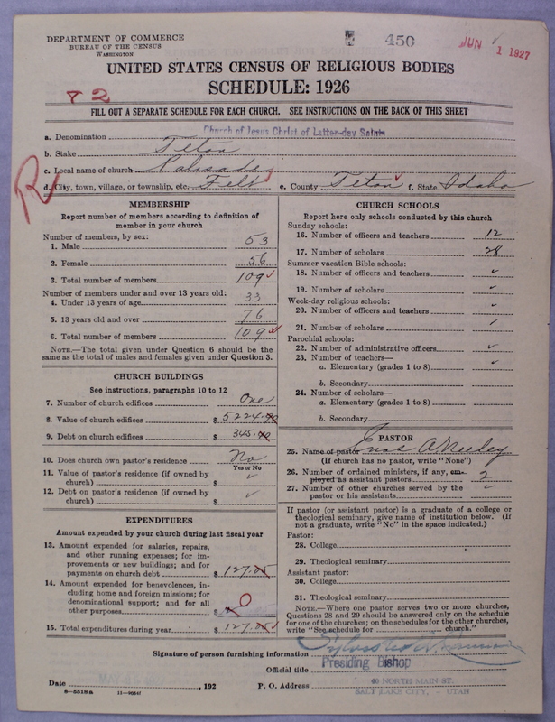 Scan of Church of Jesus Christ of Latter-day Saints: 450