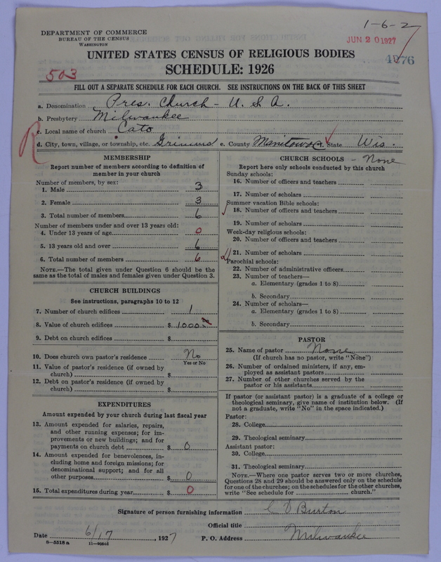 Scan of Presbyterian Church in the United States of America: 4276