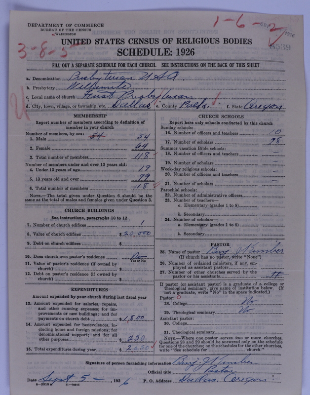 Scan of Presbyterian Church in the United States of America: 8539