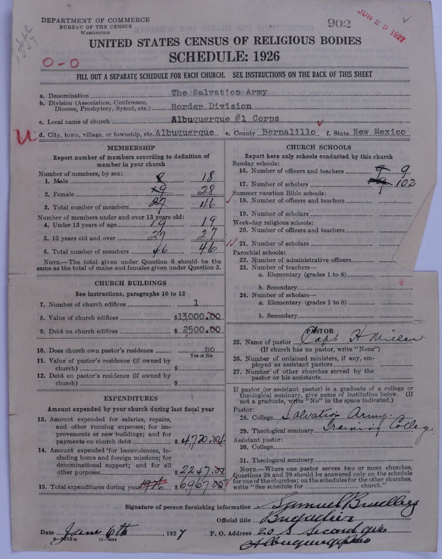 Scan of Salvation Army: 902