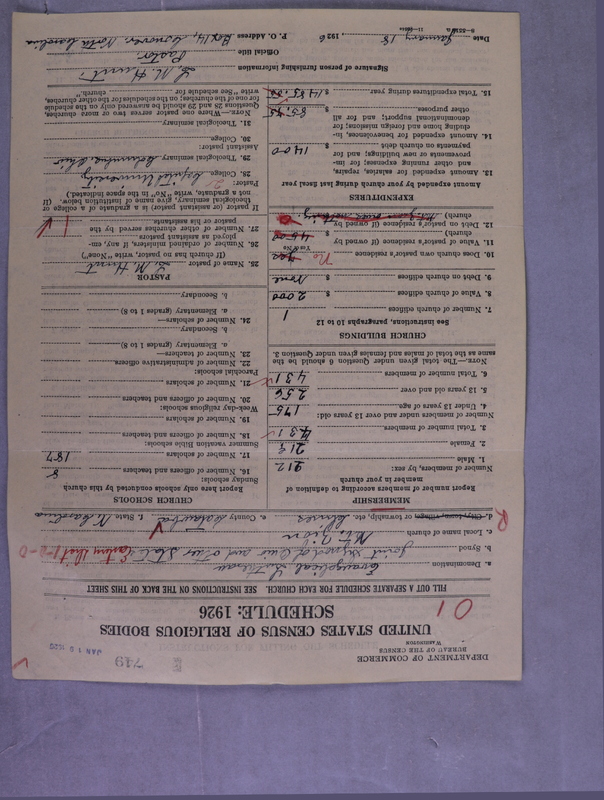 Scan of Synod of the Reformed Presbyterian Church of North America: 749
