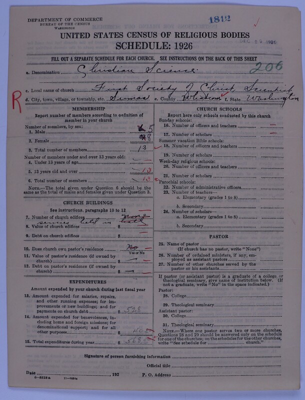 Scan of Church of Christ, Scientist: 1812