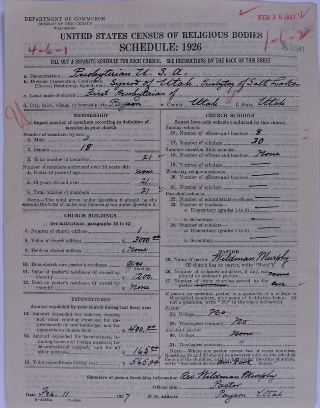 Scan of Presbyterian Church in the United States of America: 8250