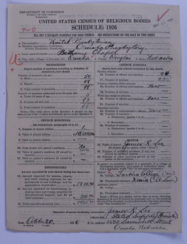 Scan of United Presbyterian Church of North America: 735