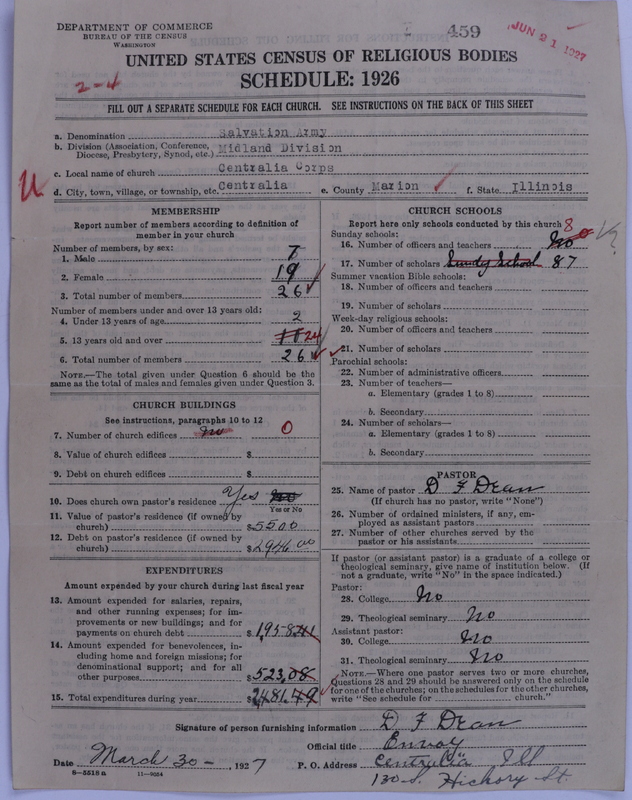 Scan of Salvation Army: 459