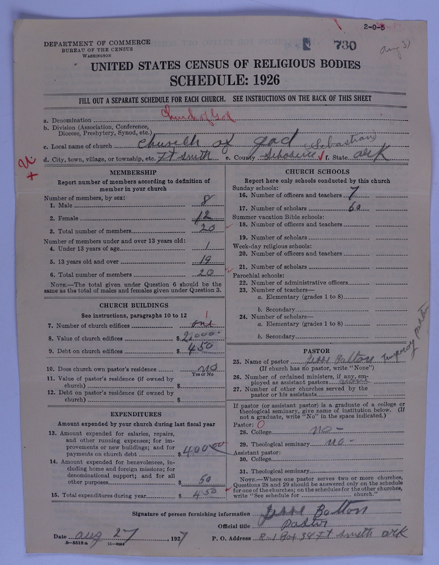 Scan of Church of God (Headquarters, Anderson, Ind.): 730