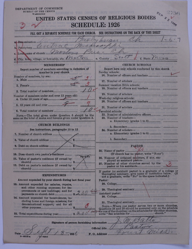 Scan of Presbyterian Church in the United States: 2756