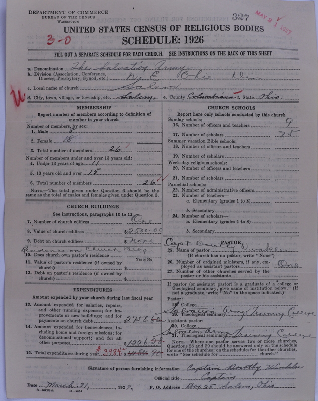 Scan of Salvation Army: 327