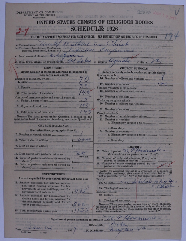Scan of Church of the United Brethren in Christ: 2360