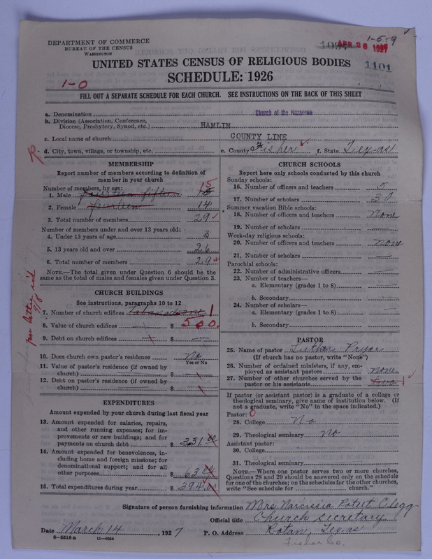 Scan of Church of the Nazarene: 1101