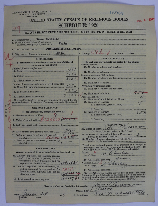 Scan of Roman Catholic Church: 16982