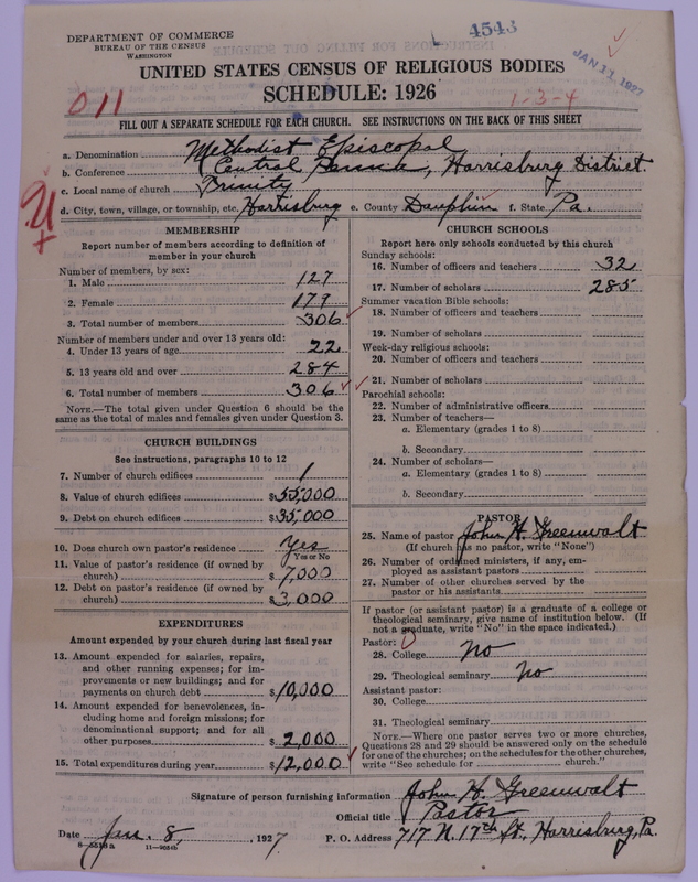 Scan of Methodist Episcopal Church: 4543