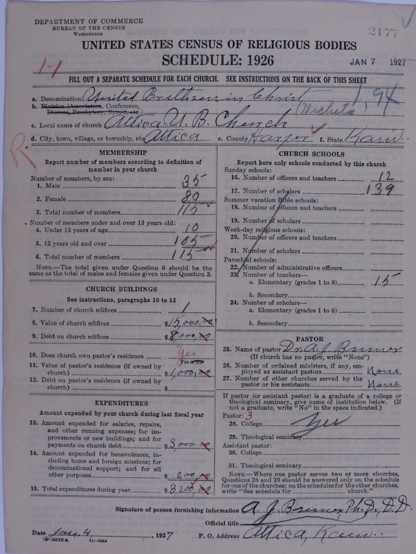 Scan of Church of the United Brethren in Christ: 2177