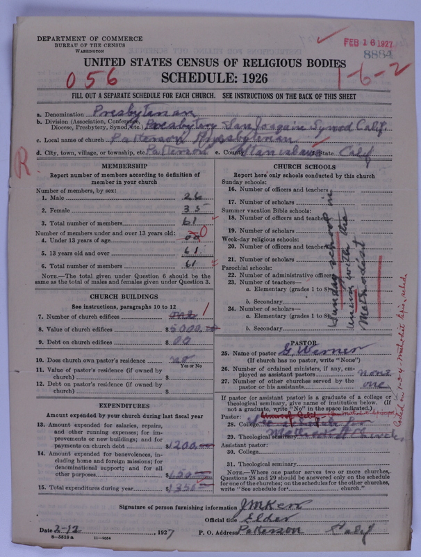 Scan of Presbyterian Church in the United States of America: 8884