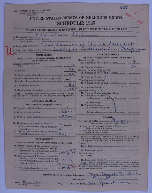 Scan of Church of Christ, Scientist: 257