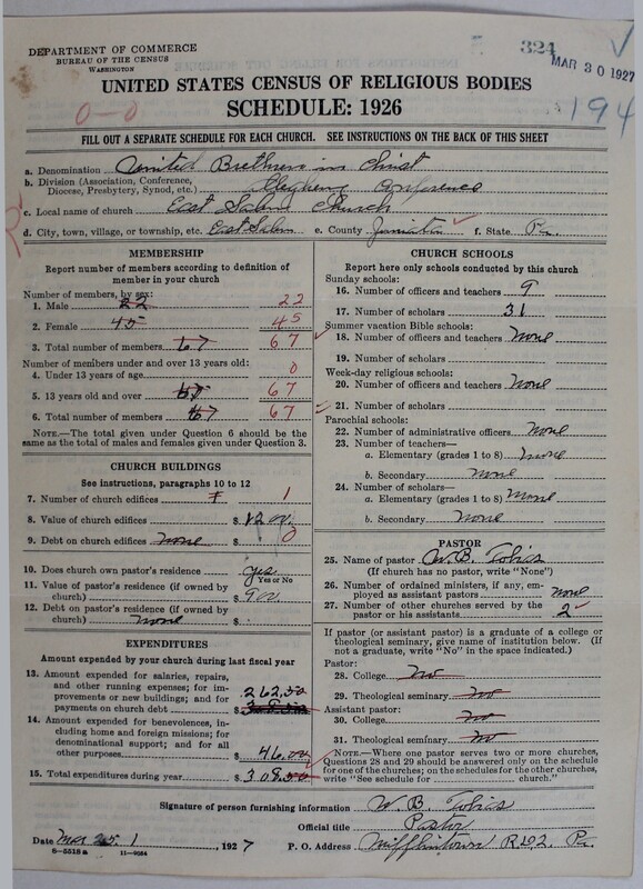 Scan of Church of the United Brethren in Christ: 324