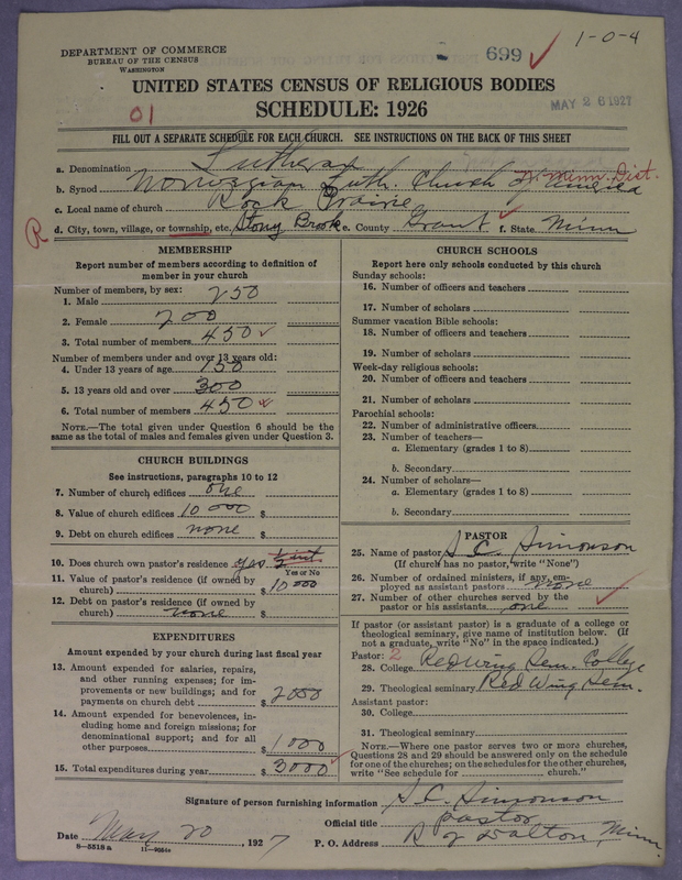 Scan of Norwegian Lutheran Church of America: 699