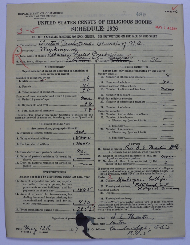 Scan of United Presbyterian Church of North America: 489