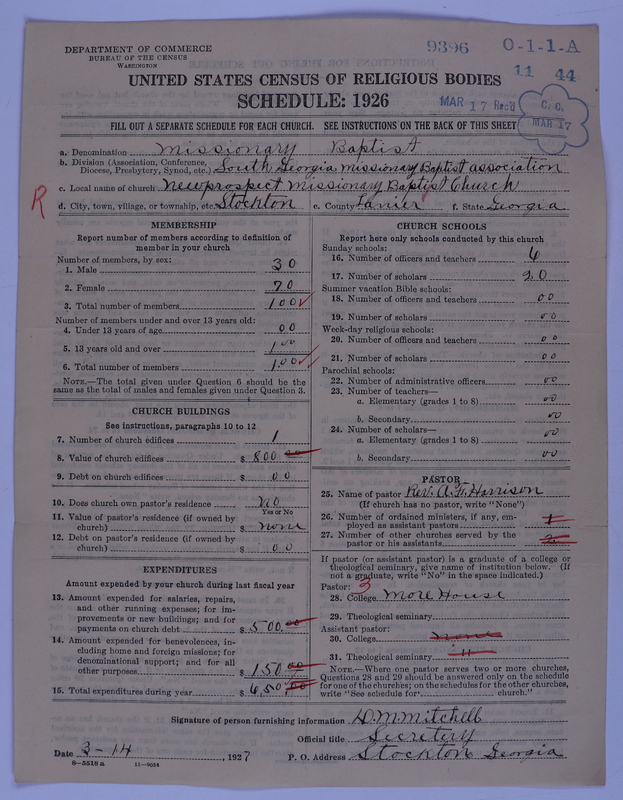 Scan of Negro Baptists: 9396