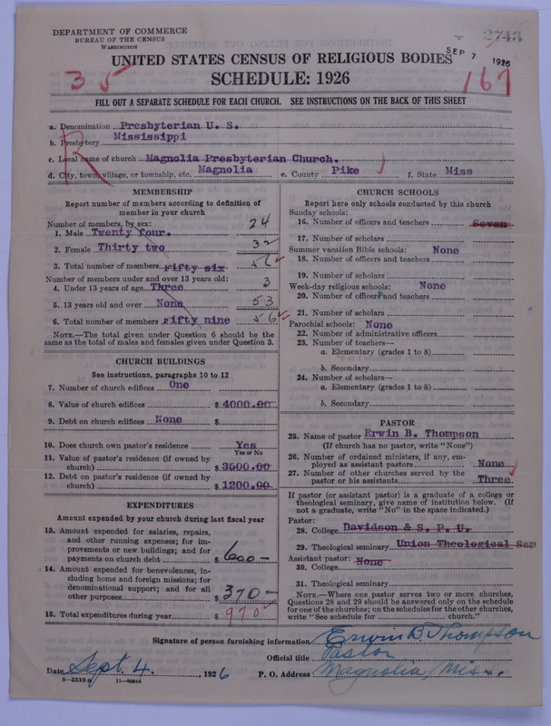 Scan of Presbyterian Church in the United States: 2743