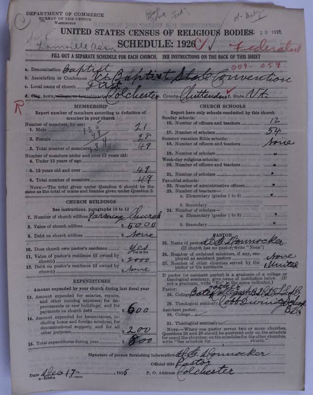 Scan of Federated Churches: 48