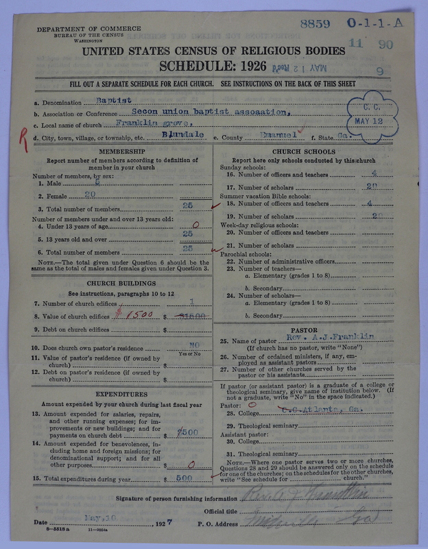 Scan of Negro Baptists: 8859