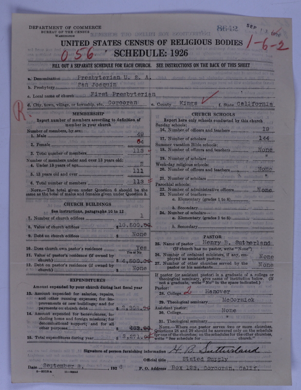 Scan of Presbyterian Church in the United States of America: 8642