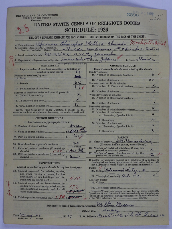 Scan of African Methodist Episcopal Church: 3590