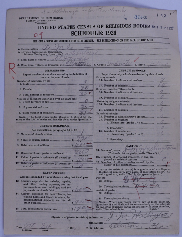 Scan of African Methodist Episcopal Church: 3692