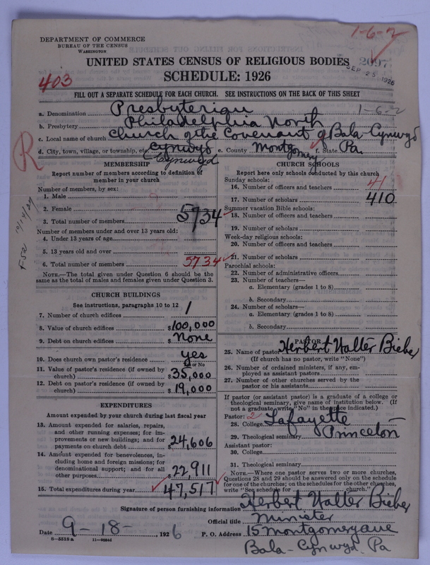 Scan of Presbyterian Church in the United States of America: 2097