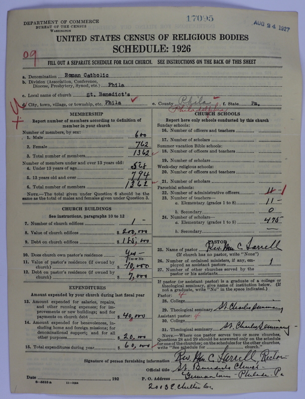 Scan of Roman Catholic Church: 17095