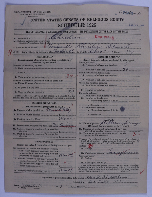 Scan of Disciples of Christ: 5403