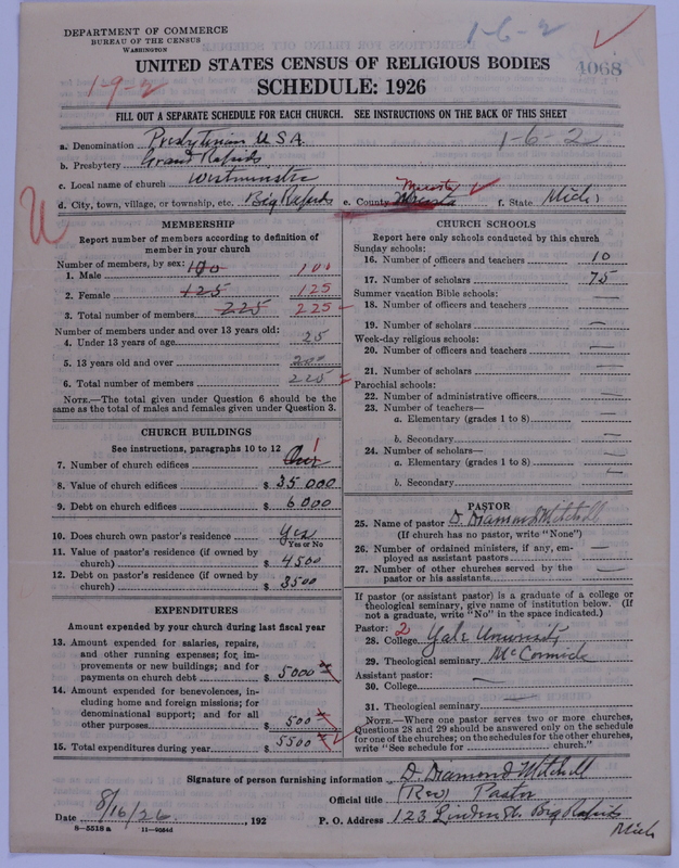 Scan of Presbyterian Church in the United States of America: 4068