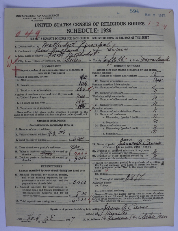 Scan of Methodist Episcopal Church: 894