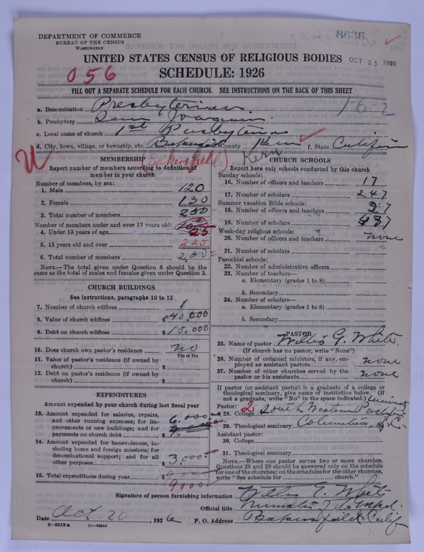 Scan of Presbyterian Church in the United States of America: 8636