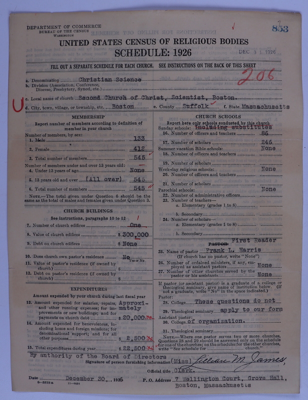 Scan of Church of Christ, Scientist: 853