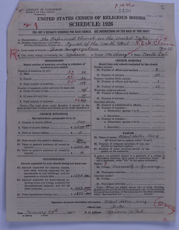 Scan of Reformed Church in the United States: 1430