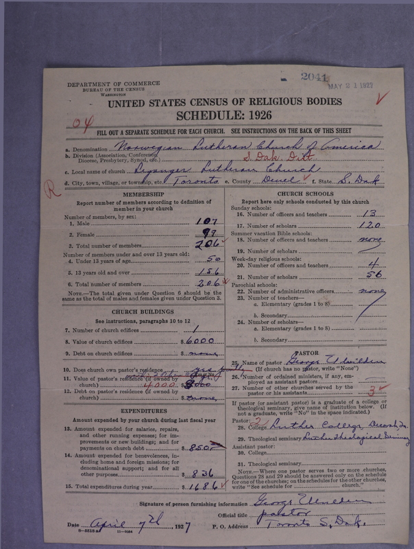 Scan of Norwegian Lutheran Church of America: 2041