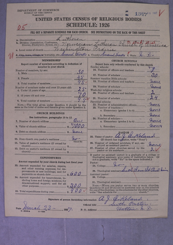 Scan of Norwegian Lutheran Church of America: 1547